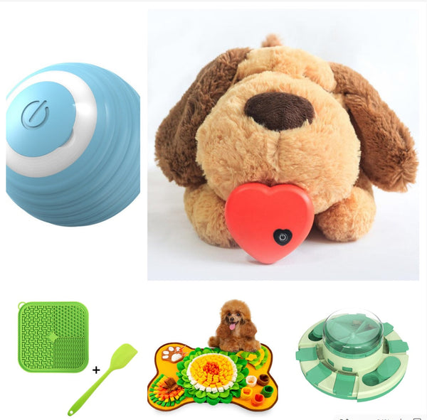 Smart Interactive Dog Toy Ball USB Automatic Moving Bouncing Pet Toy