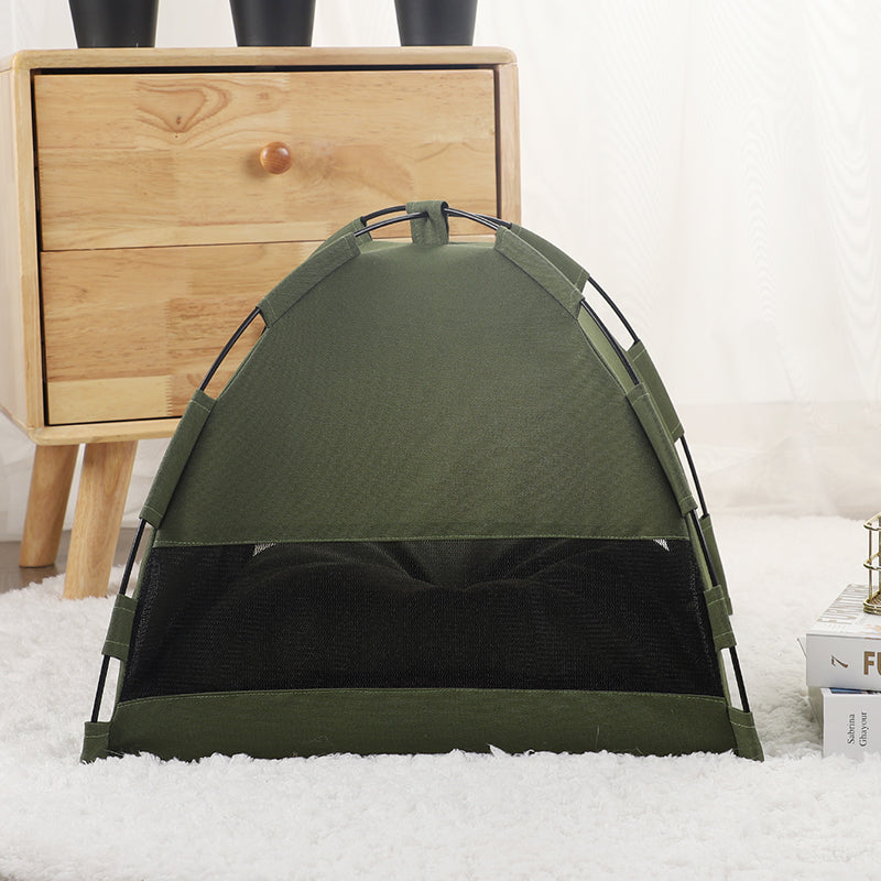 Cat Tent Cooling Mat Pet House Cushion Indoor Dog Cat Bed