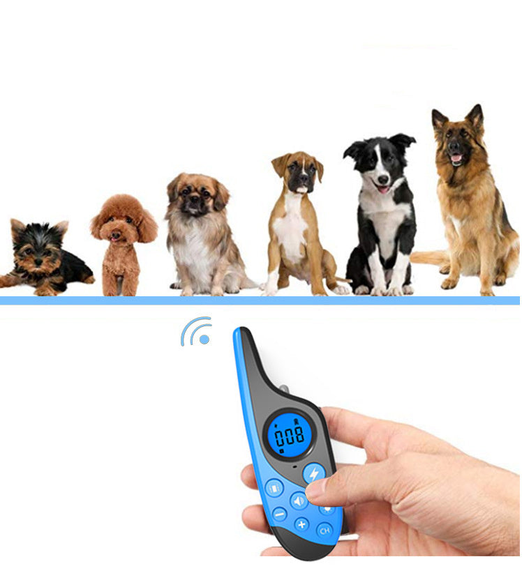 Rechargeable Remote Dog Training Device Bark Stopper Pet Training Collar