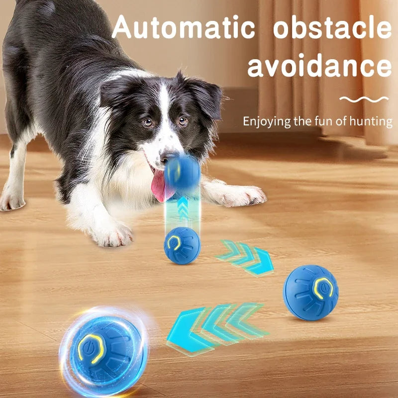 Smart Interactive Dog Toy Ball USB Automatic Moving Bouncing Pet Toy