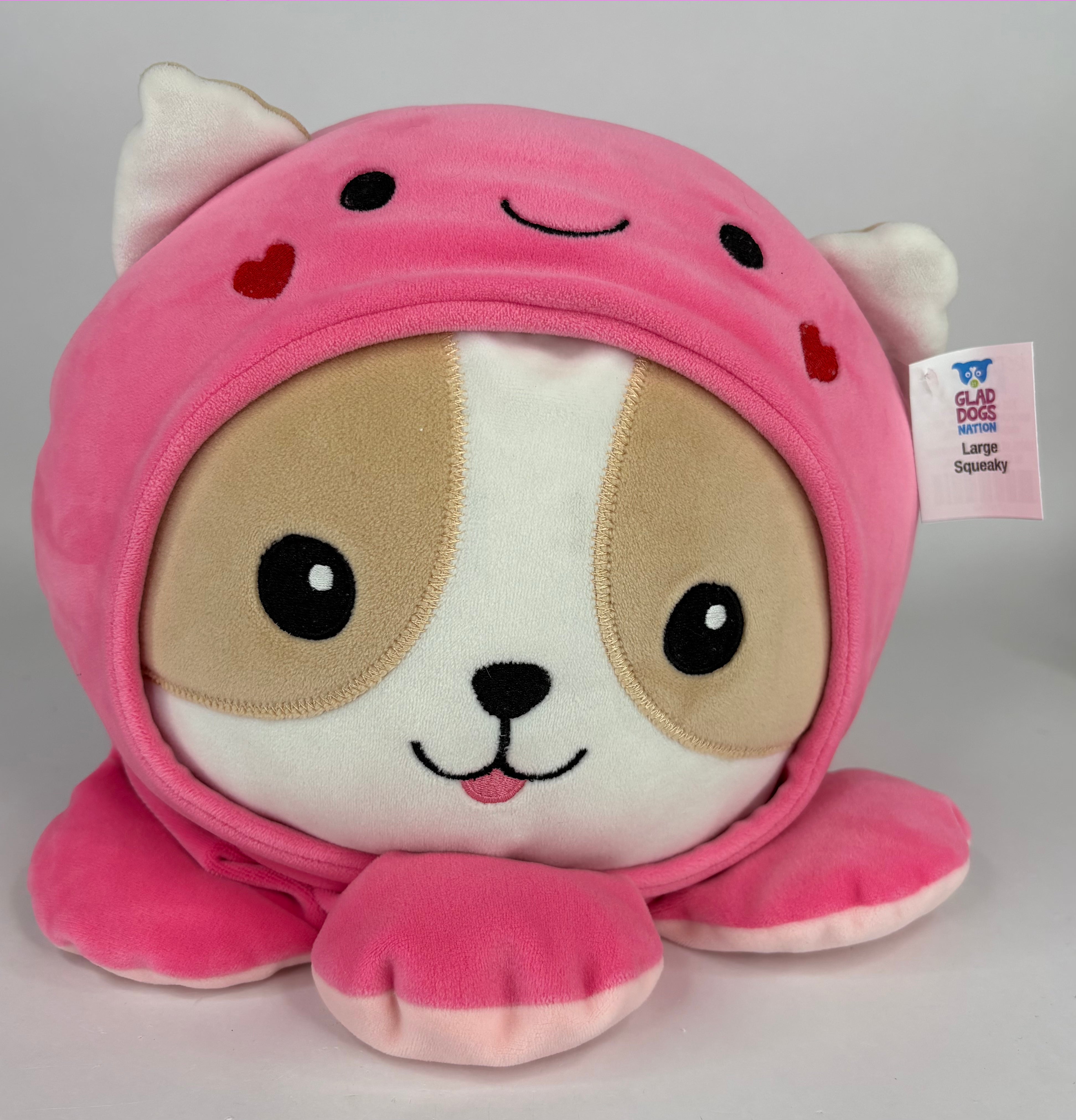 BOGO Large Squishy Cuddlers Super Soft Plush Pet Toys Squeak Choice