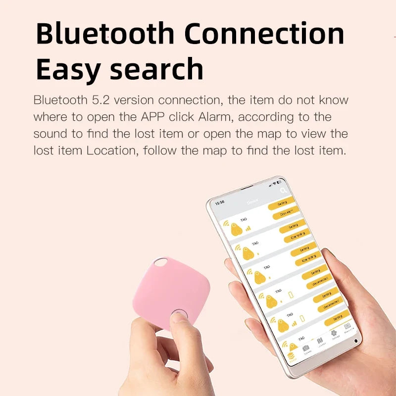 Portable Bluetooth 5.0 Tracker Anti-Lost Smart Finder Locator Device