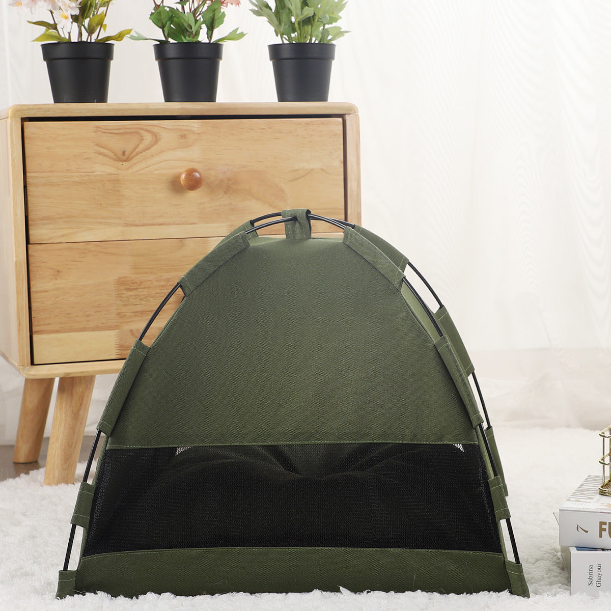 Cat Tent Cooling Mat Pet House Cushion Indoor Dog Cat Bed