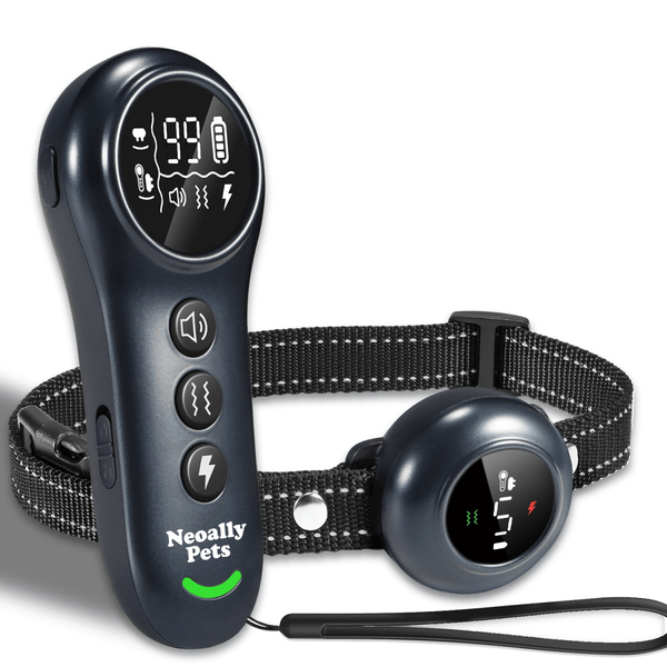 NeoAlly 2-in-1 Dog Training Bark Control Rechargeable Waterproof Collar Device