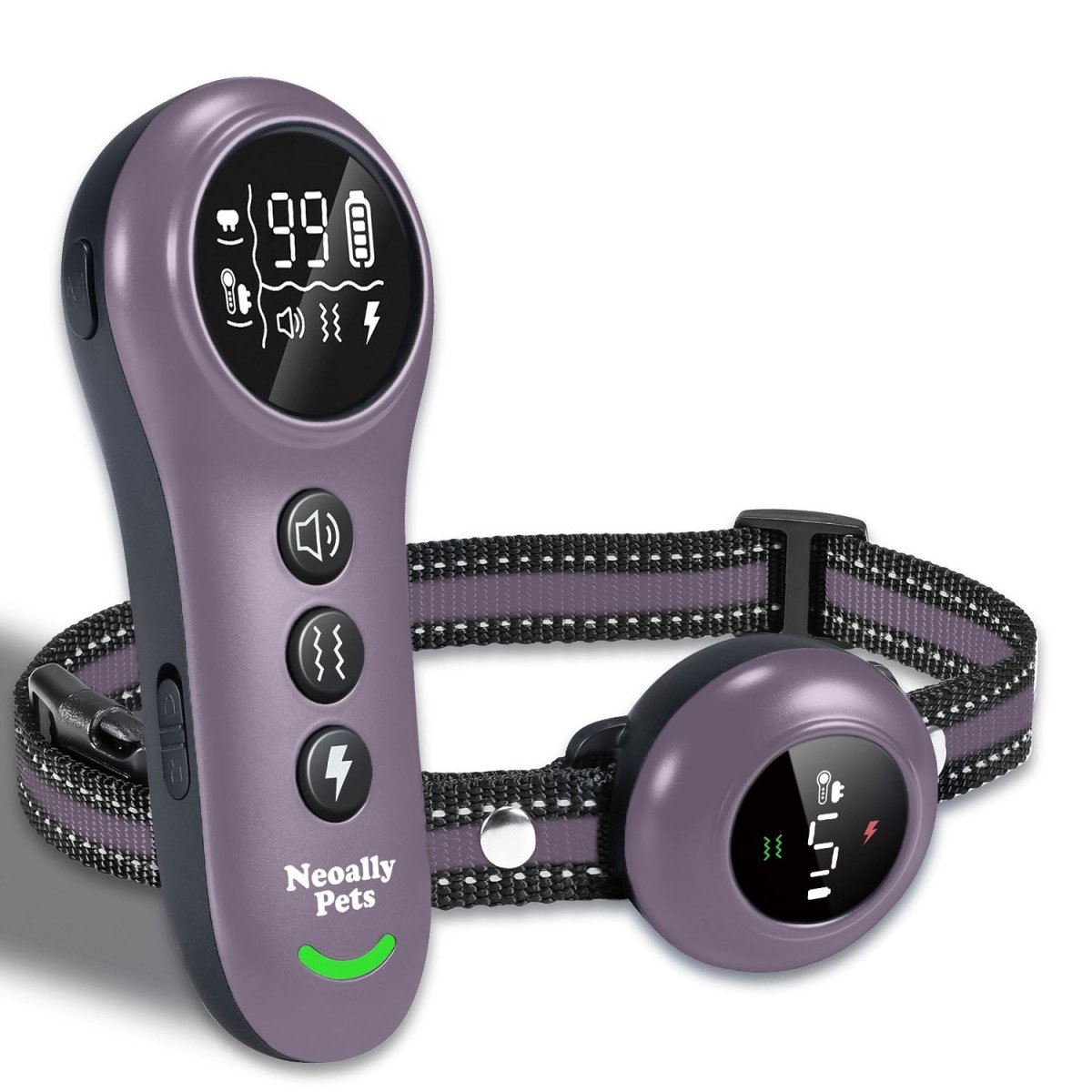 NeoAlly 2-in-1 Dog Training Bark Control Rechargeable Waterproof Collar Device