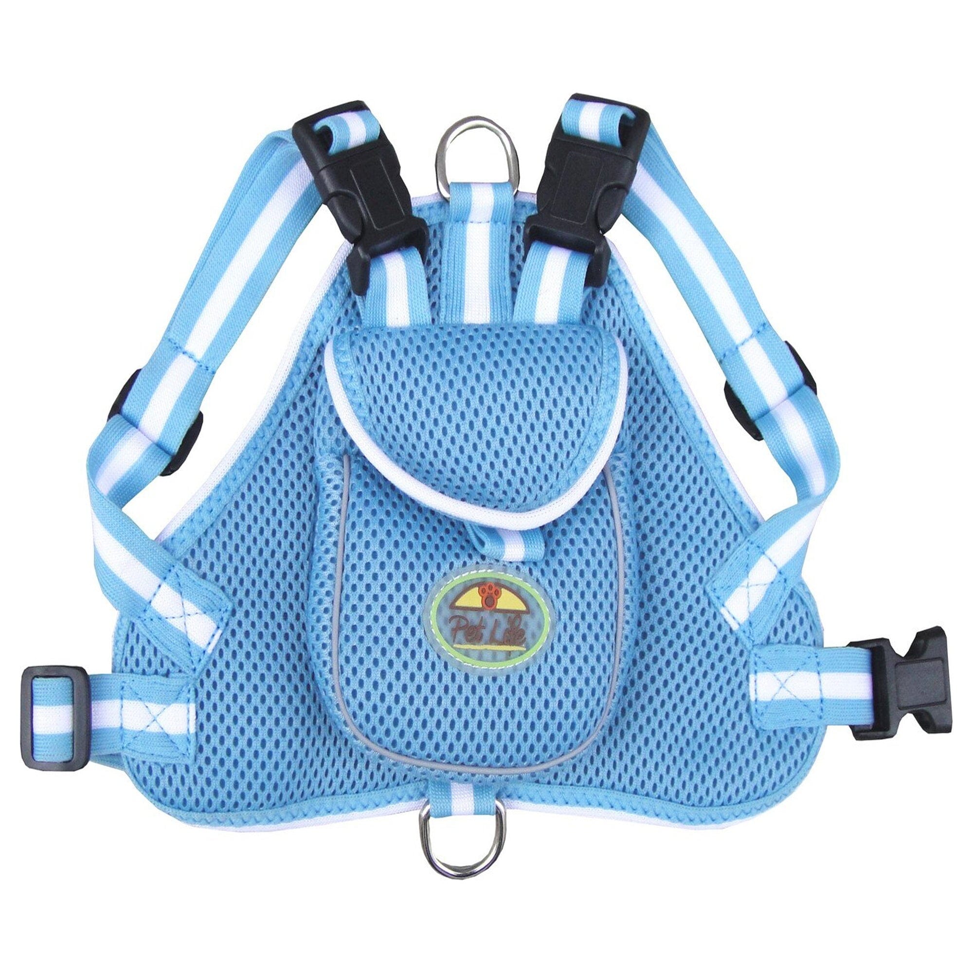 Pet Life Pocket Bark Reflective Adjustable Dog Harness with Storage Pouch