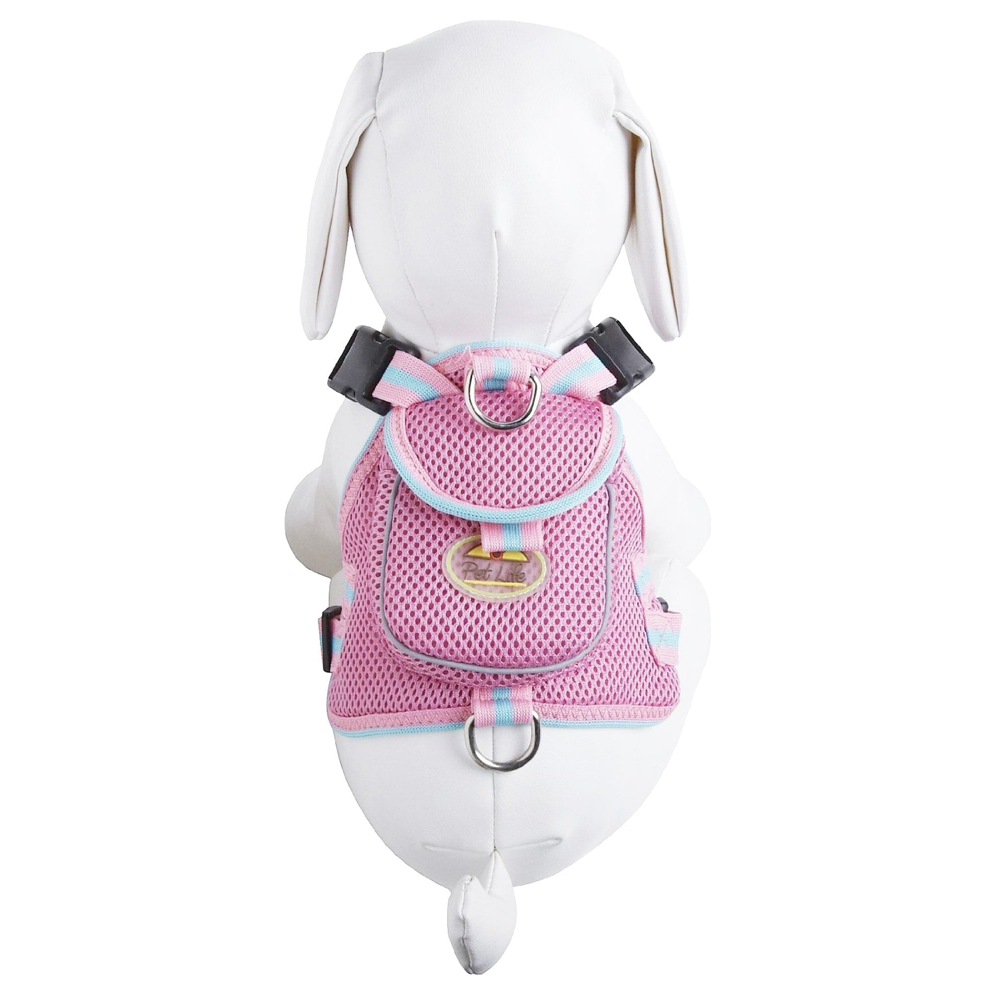 Pet Life Pocket Bark Reflective Adjustable Dog Harness with Storage Pouch