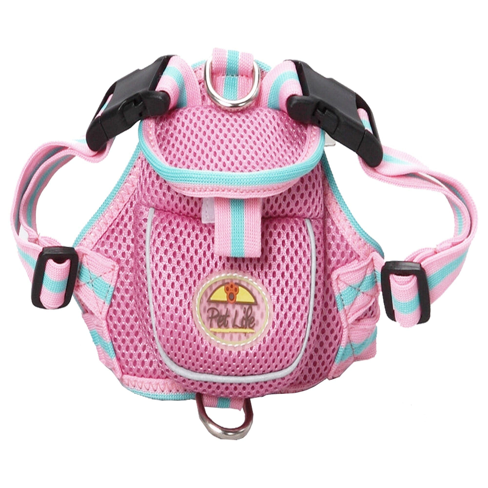 Pet Life Pocket Bark Reflective Adjustable Dog Harness with Storage Pouch